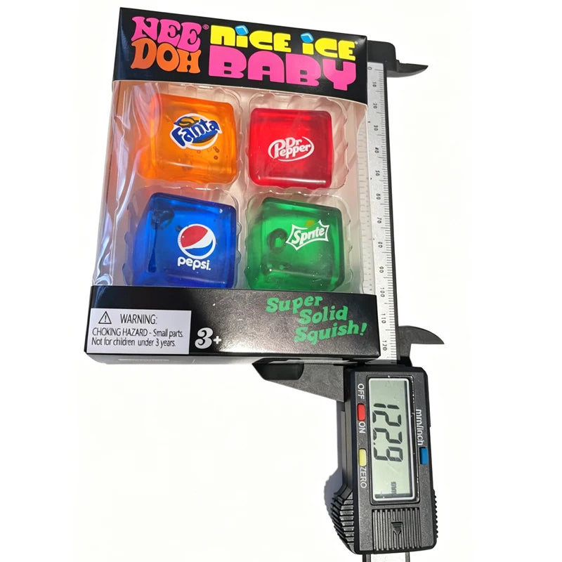 Squishy Schylling NeeDoh Nice Cube Sensory Squeeze *Toy Super Squish Stress Relief/ Anxiety Sensory* Tool Stress Reliever Toys