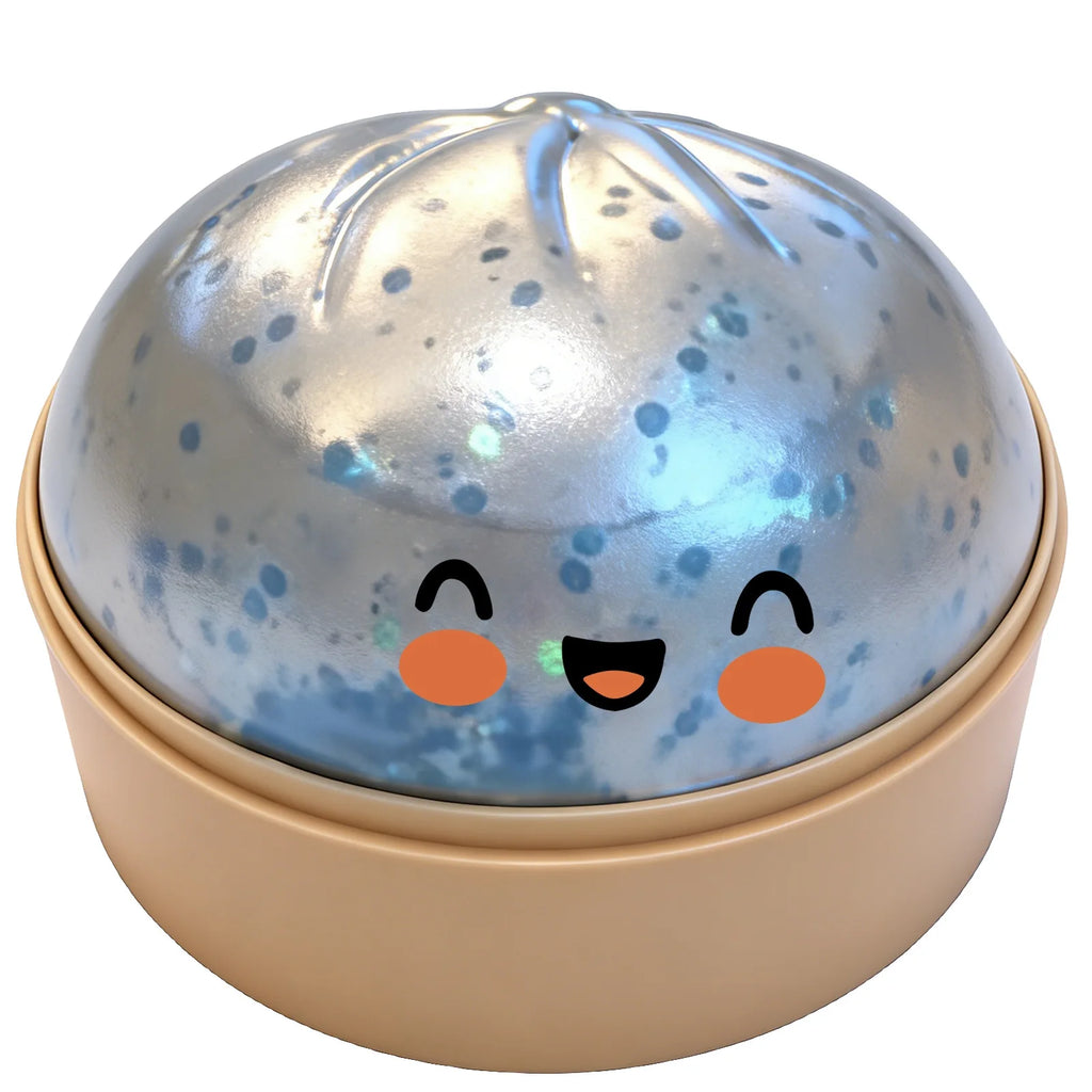2026 Squishy Dumpling Steamer Bun Crystal Slow Rebound Squeeze Stress Relief Toy Food Shape Fidget Fun Gifts Ornament
