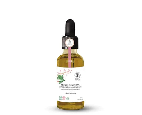 Concentré jeunesse, huile visage anti-âge bio -Getto et Ashitaba-