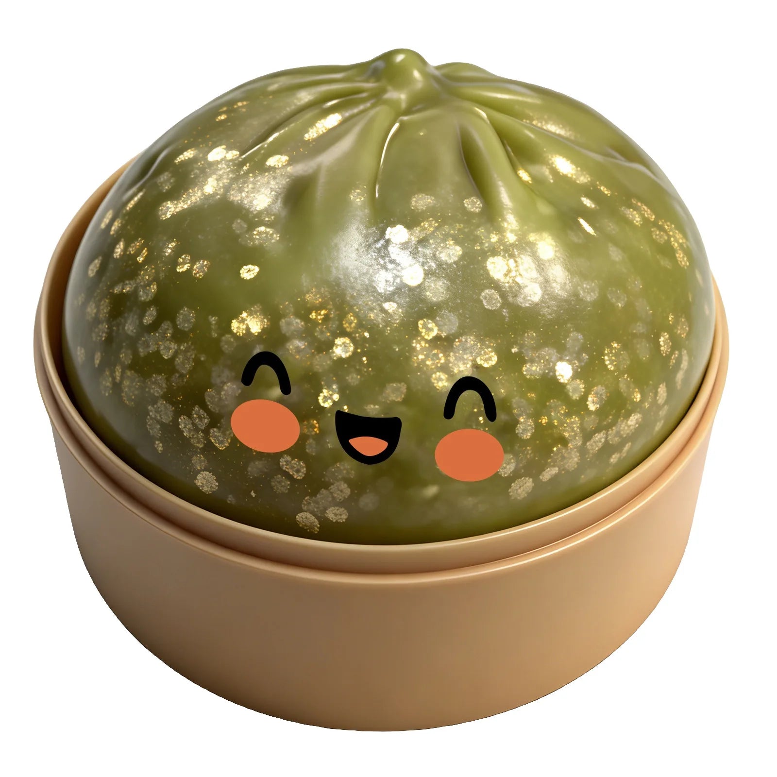 2026 Squishy Dumpling Steamer Bun Crystal Slow Rebound Squeeze Stress Relief Toy Food Shape Fidget Fun Gifts Ornament