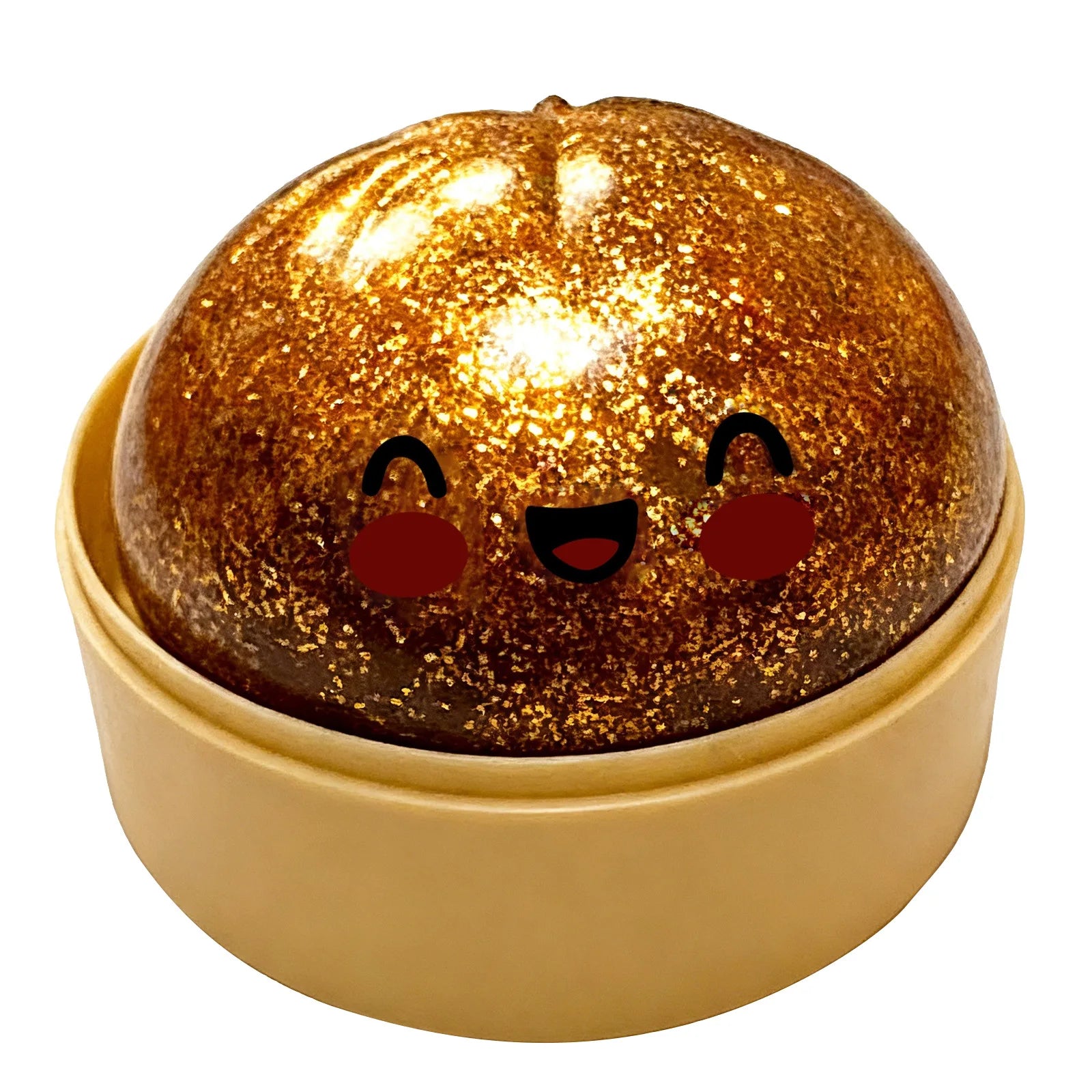 2026 Squishy Dumpling Steamer Bun Crystal Slow Rebound Squeeze Stress Relief Toy Food Shape Fidget Fun Gifts Ornament