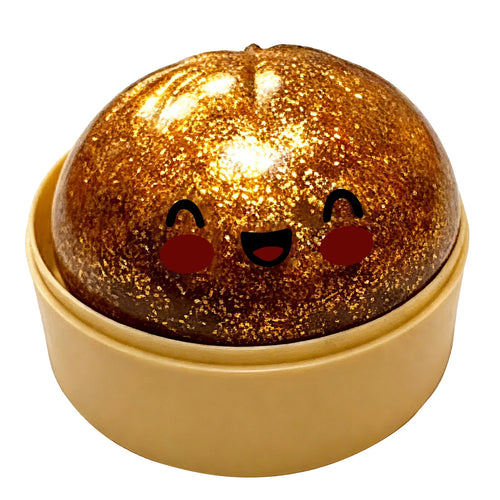 2026 Squishy Dumpling Steamer Bun Crystal Slow Rebound Squeeze Stress Relief Toy Food Shape Fidget Fun Gifts Ornament